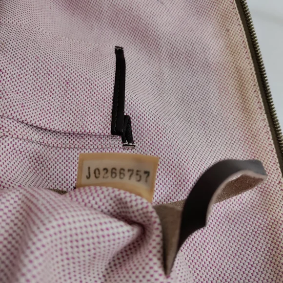 DOONEY & BOURKE Brown Canvas Duck Pattern With Leather Trim Tote - Picture 11 of 15